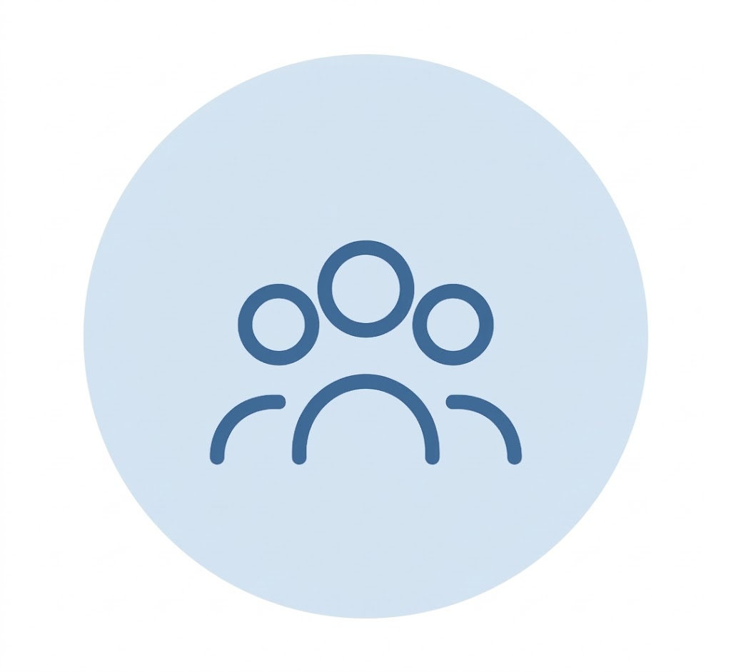 Icono de protección y bienestar